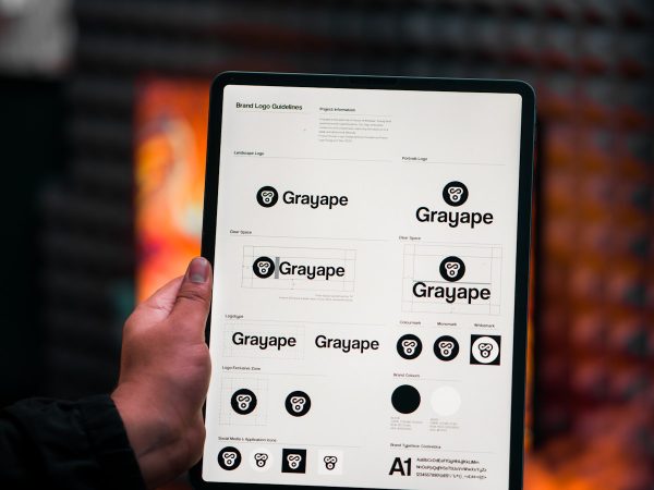 Herramientas de diseño en tableta